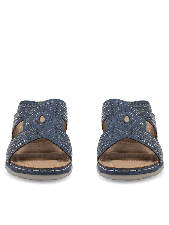 Clara Barson Clara Barson Pantoletten WYL05010-30 Blau