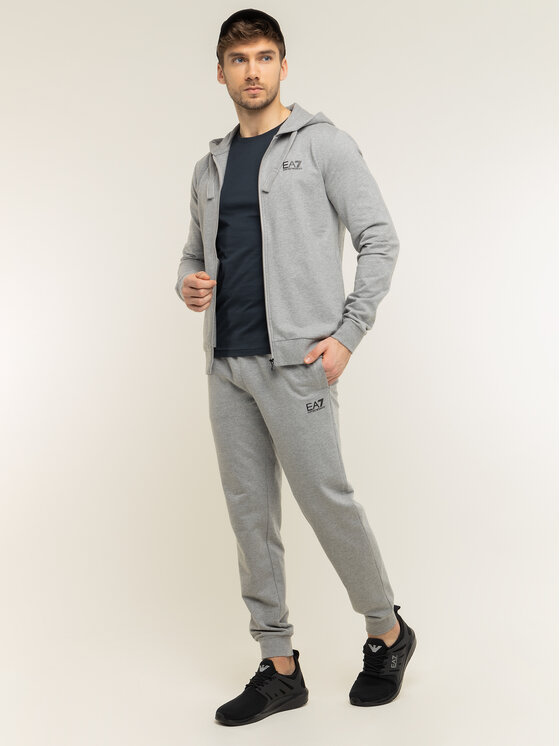 EA7 Emporio Armani EA7 Emporio Armani Mikina 8NPM03 PJ05Z 3905 Šedá Regular Fit