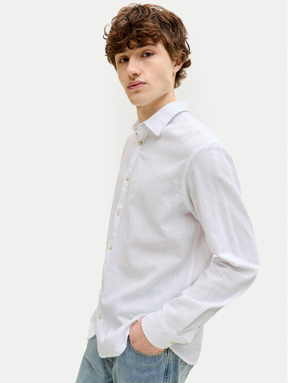 Jack & Jones Jack & Jones Marškiniai Summer 12289174 Balta Regular Fit