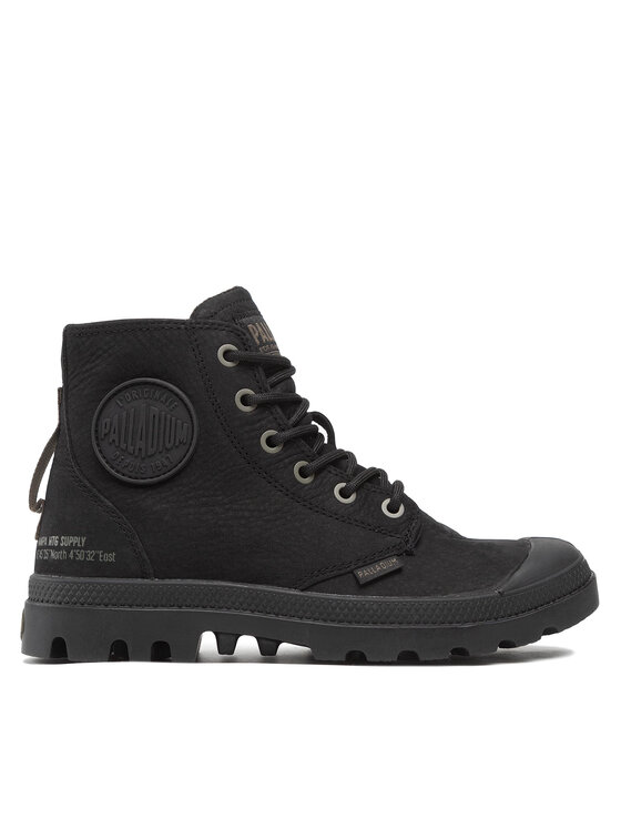 Palladium Palladium Scarponcini Pampa Hi Supply Lth 77963-001-M Nero