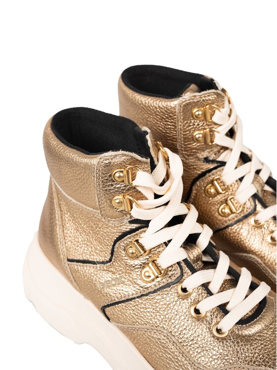 Geox Geox Sneakersy D04HZB000CF Złoty