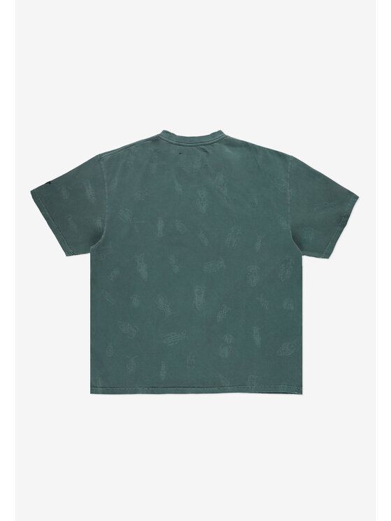 PROSTO. PROSTO. T-Shirt Insects Zielony Oversize