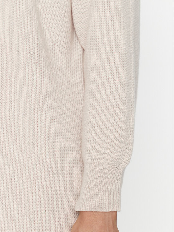 Peserico Peserico Плетена рокля S92218F12 Бежов Regular Fit