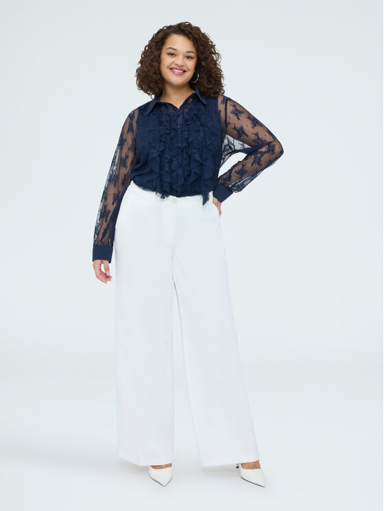 Fiorella Rubino Fiorella Rubino Camicia 5074T001550N034 Blu Regular Fit