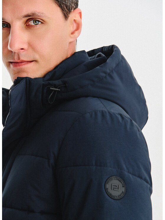 Pako Lorente Pako Lorente Kurtka zimowa P25WN-5X-011 Granatowy Classic Fit