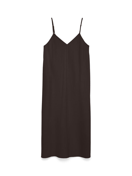 Vero Moda Vero Moda Vasaras kleita Selma 10345674 Tumši brūna Regular Fit