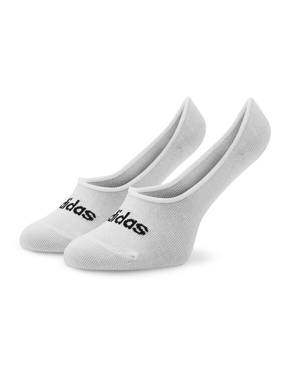 adidas adidas Комплект 2 чифта терлик унисекс Thin Linear Ballerina IC1295 Черен