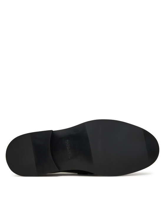 Calvin Klein Calvin Klein Lordsy Ess Rubber Band Loafer Lth HM0HM01923 Czarny