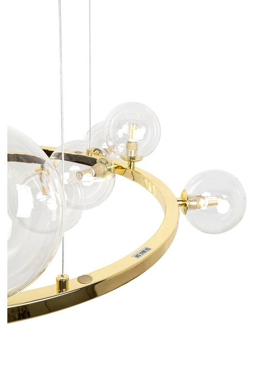 MIAhome MIAhome Lampa wisząca ALURE 85 złota Złoty