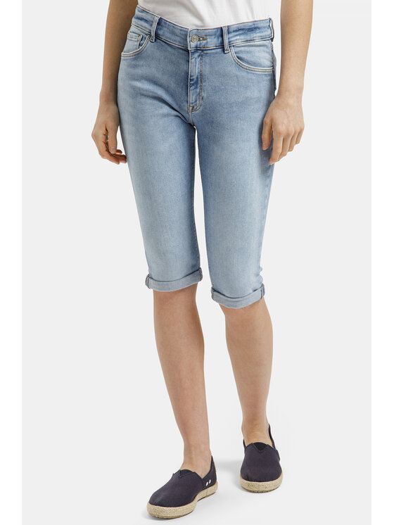 Cross Jeans Cross Jeans Szorty jeansowe P 457-038 Niebieski