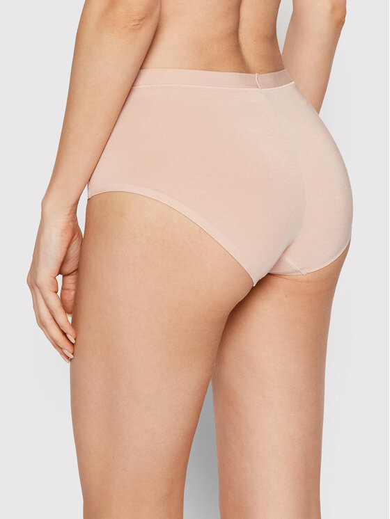 Triumph Triumph Klasične spodnje hlačke z visokim pasom Smart Natural 10211539 Bež