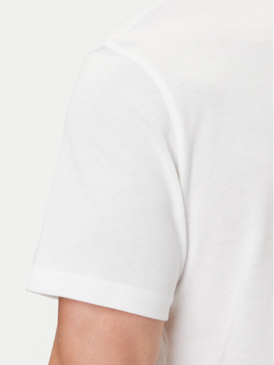 Under Armour Under Armour Majica Ua Logo Emb 1373997 Bela Relaxed Fit
