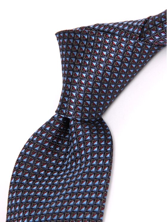 ELSNER ELSNER Cravatta JEDWAB ŻAKARD A0885 Blu scuro