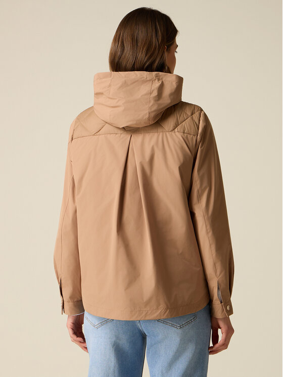 Oltre Oltre Giubbotto piumino F007J000222N012 Marrone Baggy Fit