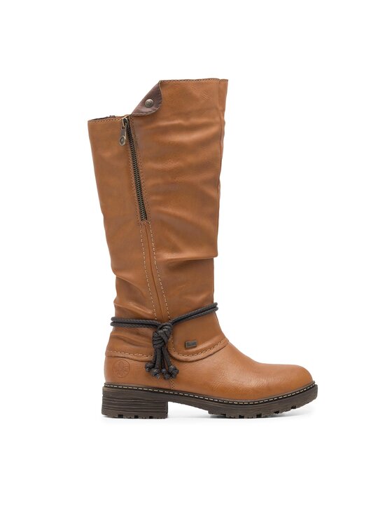 Rieker Rieker Kozaki Z4758-24 Brązowy