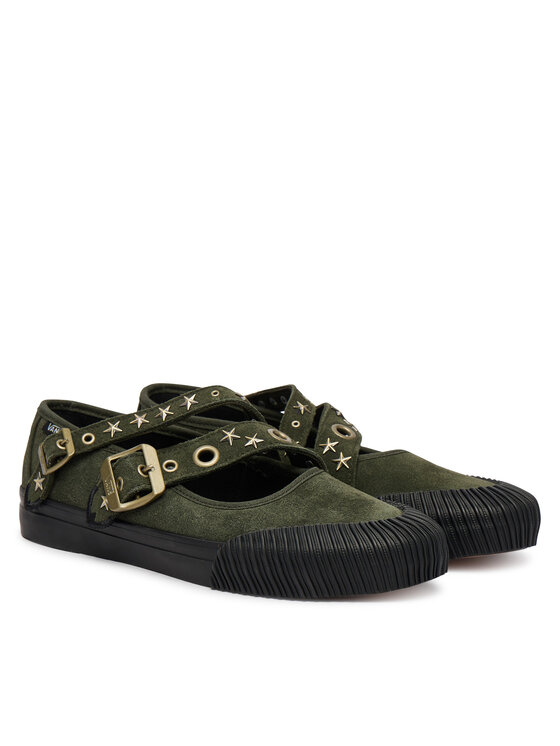 Vans Vans Μπαλαρίνες Mary Jane Straps VN000D9AOLV1 Πράσινο