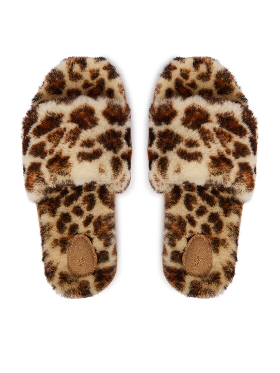 EMU Australia EMU Australia Hausschuhe Mckay Leopard W13203 Braun