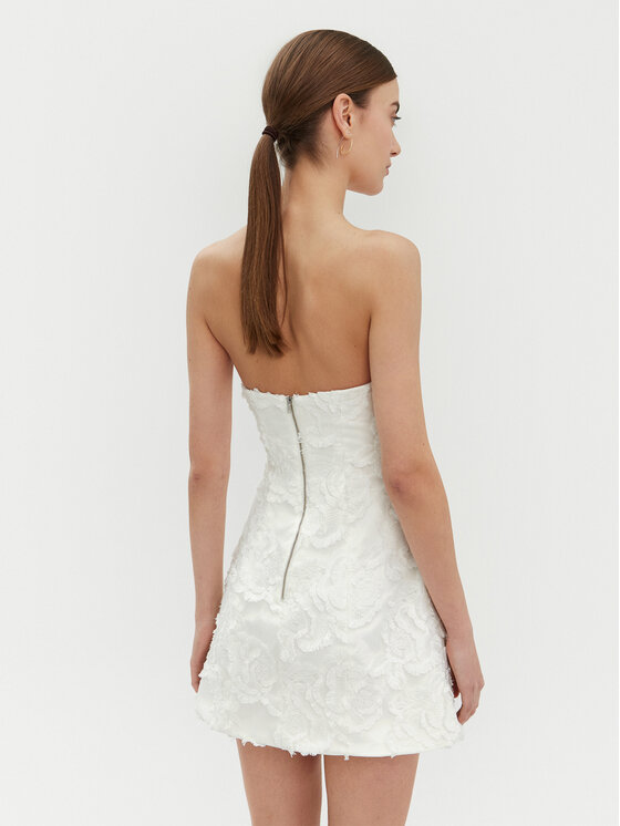 BARDOT BARDOT Abito da cocktail 59333DB2 Bianco Regular Fit