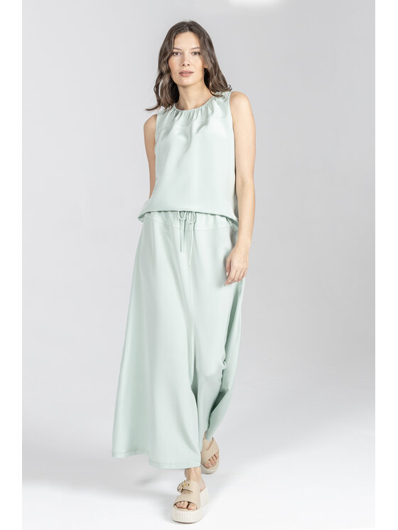 Deni Cler Milano Deni Cler Milano Spódnica maxi T-DC-7014-F2-80-43-1 Zielony