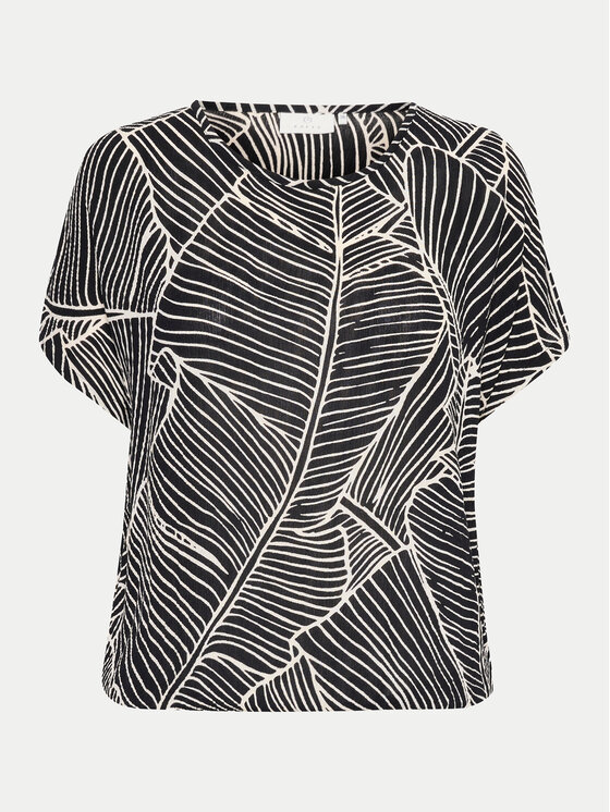 Kaffe Kaffe T-krekls Amber 10508257 Melns Relaxed Fit