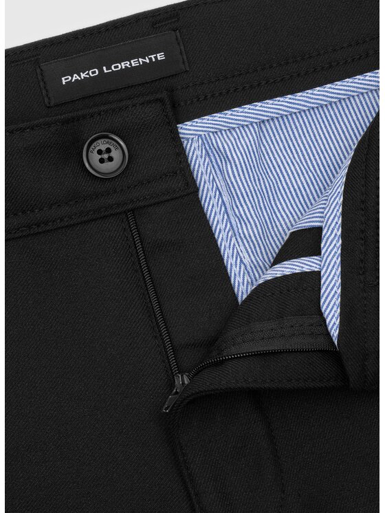 Pako Lorente Pako Lorente Chinosy P26WF-WX-009 Czarny Slim Fit
