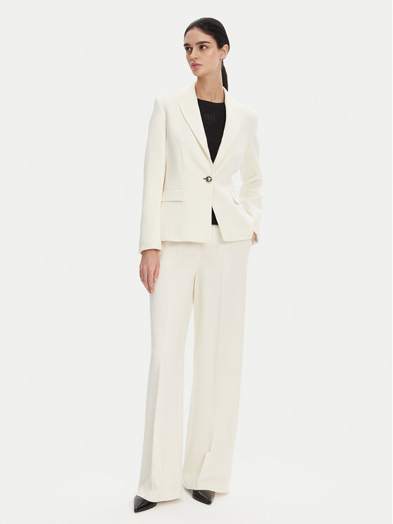 PINKO PINKO Giacca da abito 104930 A213 Bianco Regular Fit