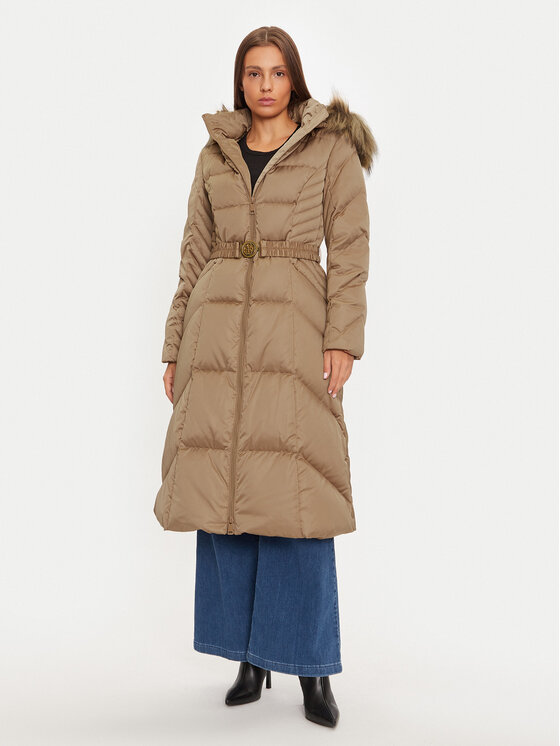 Guess Guess Geacă din puf New Olga W4BL41 WEX52 Bej Regular Fit
