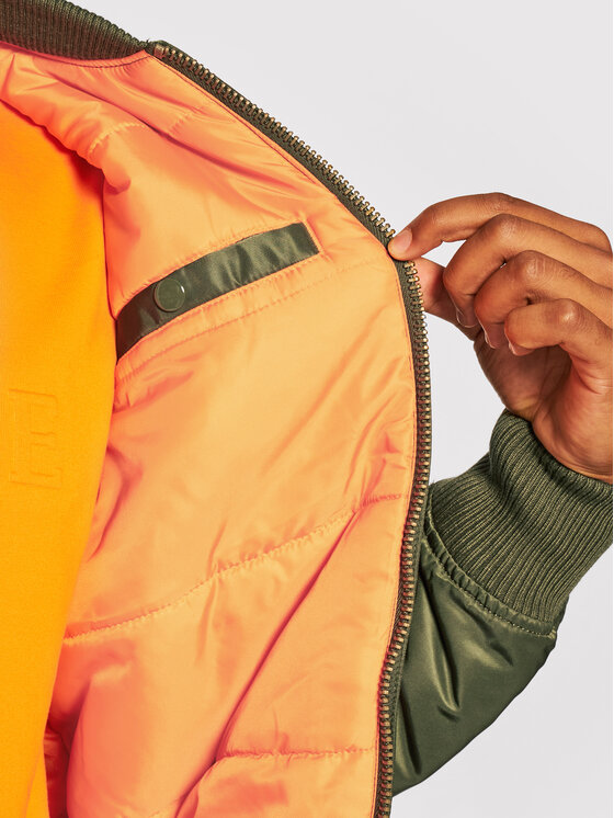Alpha Industries Alpha Industries Kurtka bomber Ma-1 Vf 59 168100 Zielony Slim Fit