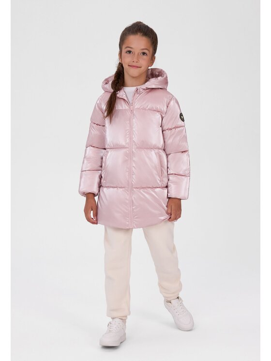 minoti minoti Kurtka zimowa 32COAT194 Różowy jasny Longline Fit