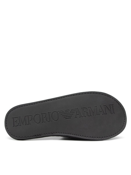 Emporio Armani Emporio Armani Papuci de casă XJPM06 XM920 K001 Negru