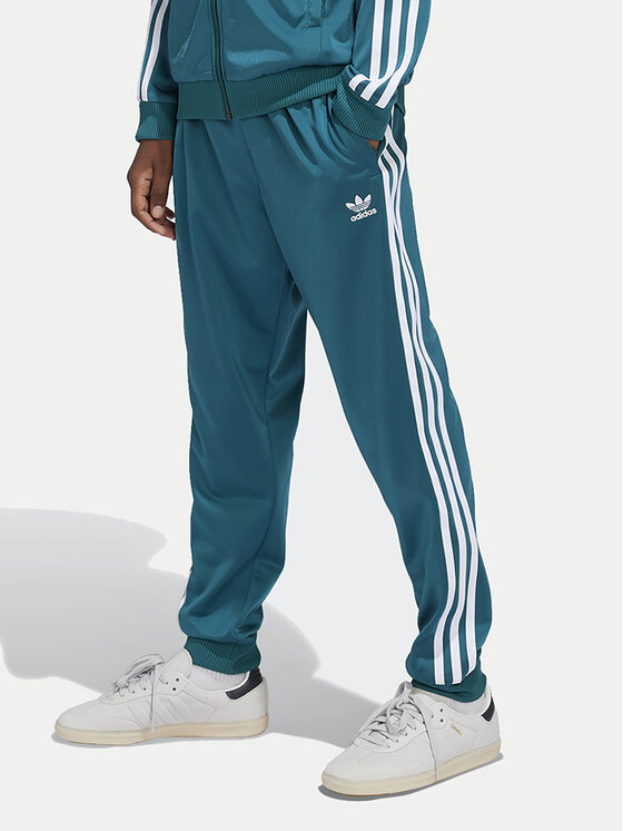 adidas Pantaloni da tuta adicolor SST IY7463 Turchese Regular Fit Modivo