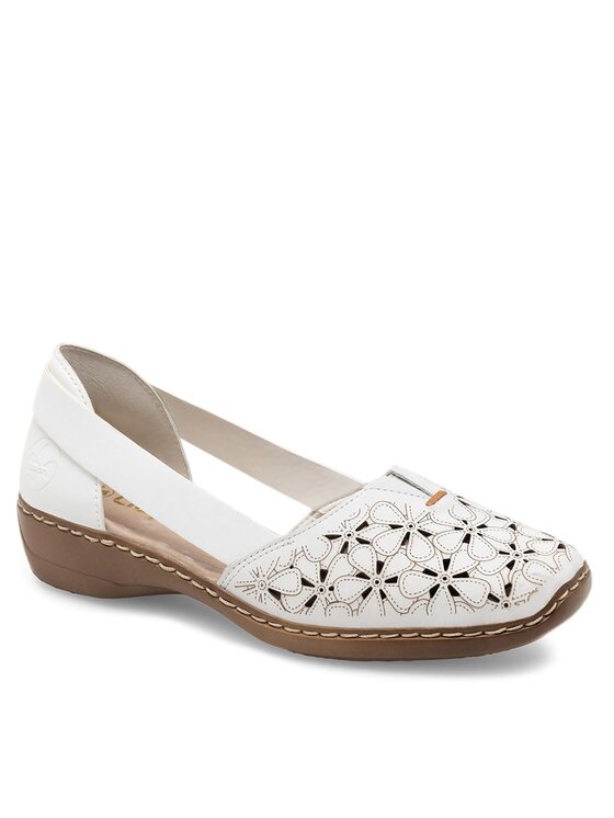 Rieker Rieker Halbschuhe 41356-80 Weiß