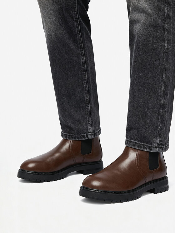 Lanetti Lanetti Klassische Stiefeletten CEO-123AM1760 Braun