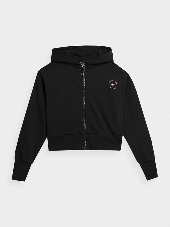 4F 4F Μπλούζα 4FJAW23TSWSF640 Μαύρο Regular Fit