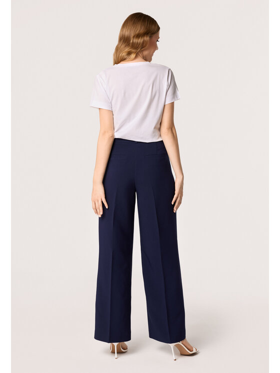 QUIOSQUE QUIOSQUE Dámské kalhoty 3VF005 Tmavomodrá Regular Fit
