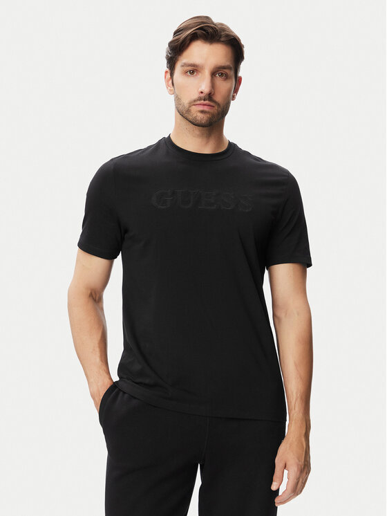 Guess Guess Тишърт 183088 Черен Classic Fit