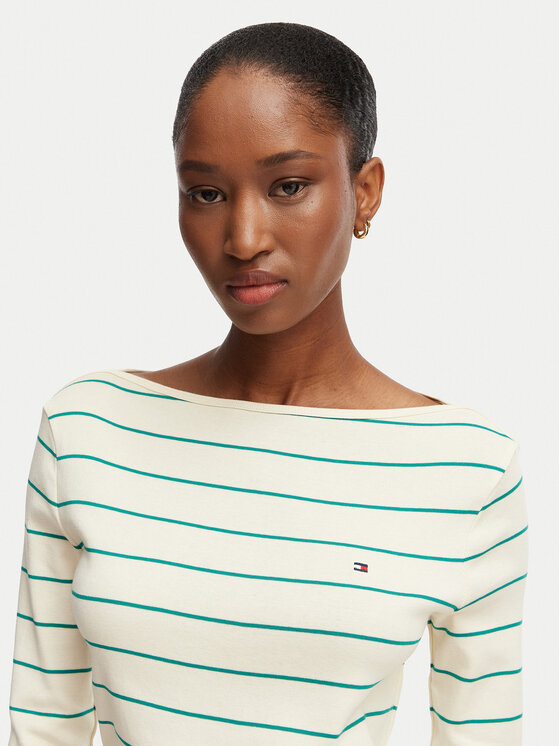 Tommy Hilfiger Tommy Hilfiger Halenka New Cody WW0WW40589 Krémová Slim Fit