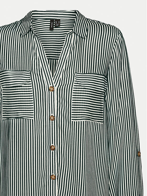 Vero Moda Vero Moda Πουκάμισο Bumpy 10275283 Πράσινο Regular Fit
