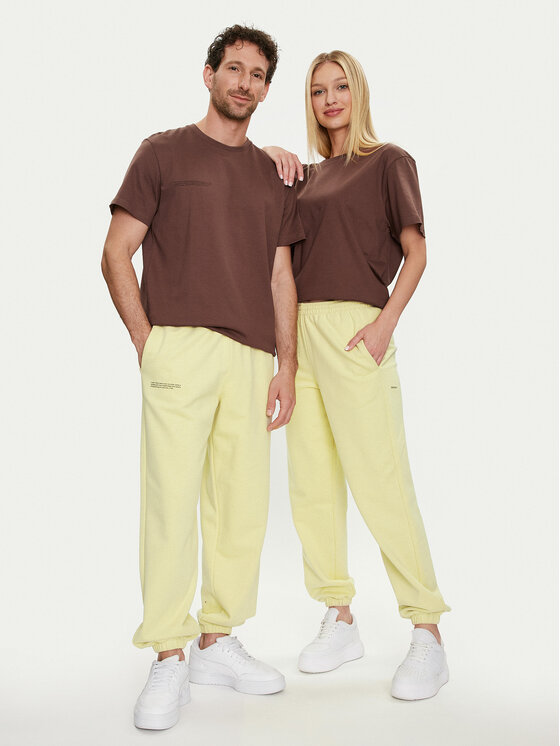 Pangaia Pangaia Majica 365 With C-Fiber Rjava Regular Fit