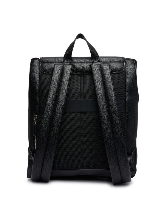 Calvin Klein Calvin Klein Раница Bold Pebble Flap Backpack LV04D3565G Черен