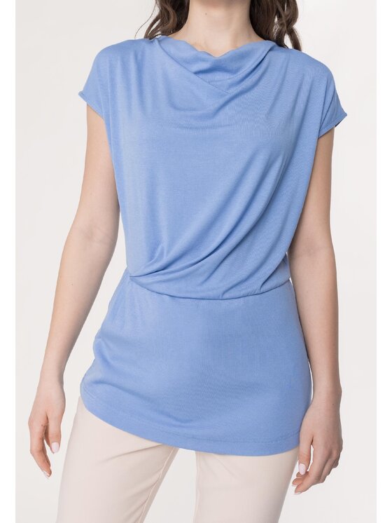 QUIOSQUE QUIOSQUE Halenka 1UC003 Modrá Regular Fit