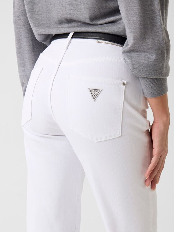 Guess Guess Дънки W6GA15 D0705 Бял Straight Fit