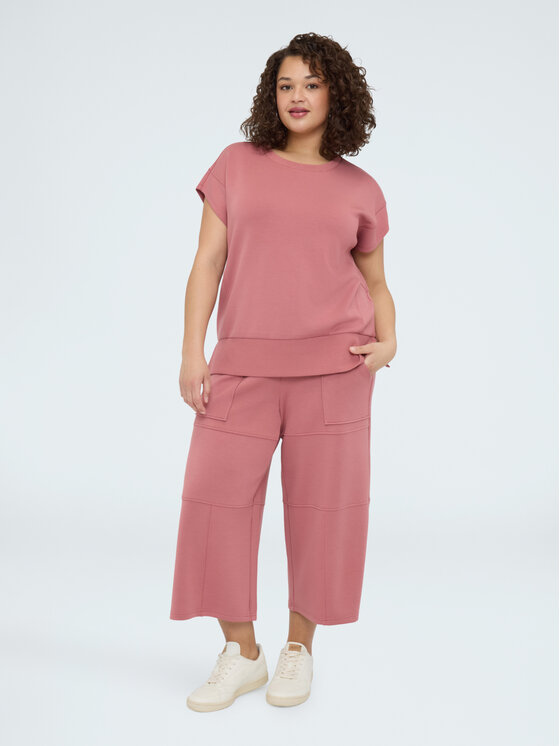 Fiorella Rubino Fiorella Rubino Felpa G854L008972N006 Rosa Boxy Fit