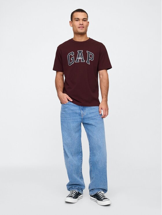Gap Gap T-Shirt 797924-05 Czerwony Regular Fit