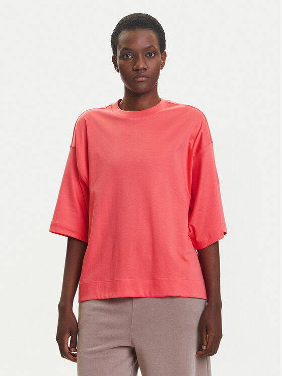adidas adidas T-Shirt ALL SZN Soft Lux KD9769 Korálová Loose Fit