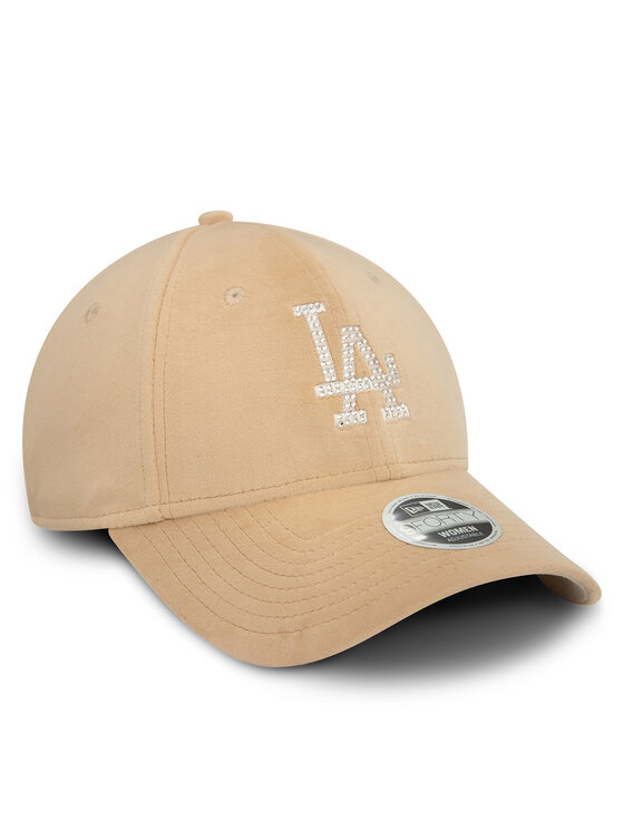 New Era New Era Бейсболка Velour Diamante LA Dodgers 9FORTY 60580871 Бежевий