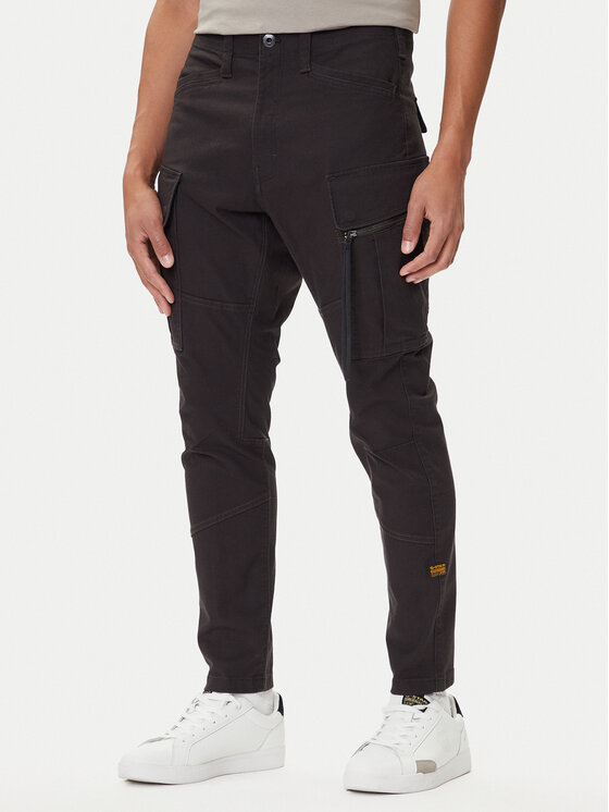 G-Star Raw G-Star Raw Текстилни панталони Zip Pocket 3D D24307-E172 Черен Skinny Fit