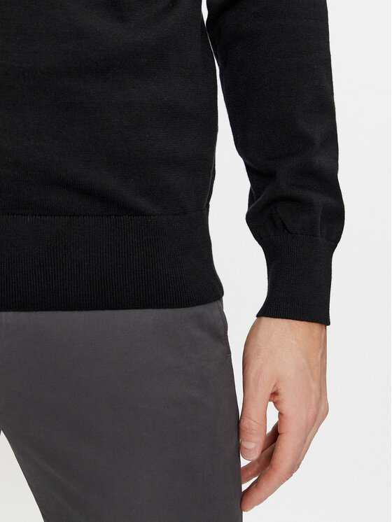 Tommy Hilfiger Tommy Hilfiger Džemper MW0MW30955 Crna Regular Fit