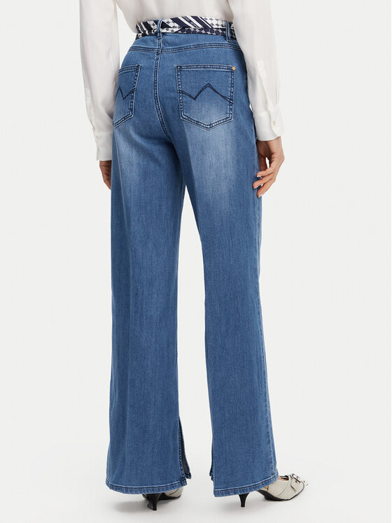 Gaudi Gaudi Jeansy 511BD26009 Niebieski Wide Leg