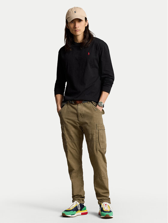 Polo Ralph Lauren Polo Ralph Lauren Majica z dolgimi rokavi 710671467055 Črna Classic Fit